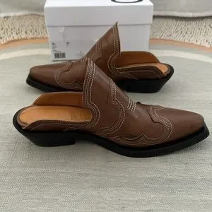 Ganni | Shoes | Ganni Western Mule | Poshmark display picture 1